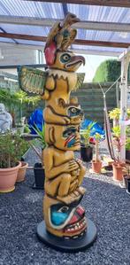 Levensgroot Beeld Totempaal,220cm,Indiaan totem,Cowboy ,,, Ophalen, Zo goed als nieuw, Fantasy