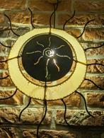 Lampe murale en forme de soleil, Maison & Meubles, Lampes | Appliques, Comme neuf, Enlèvement, Autres matériaux