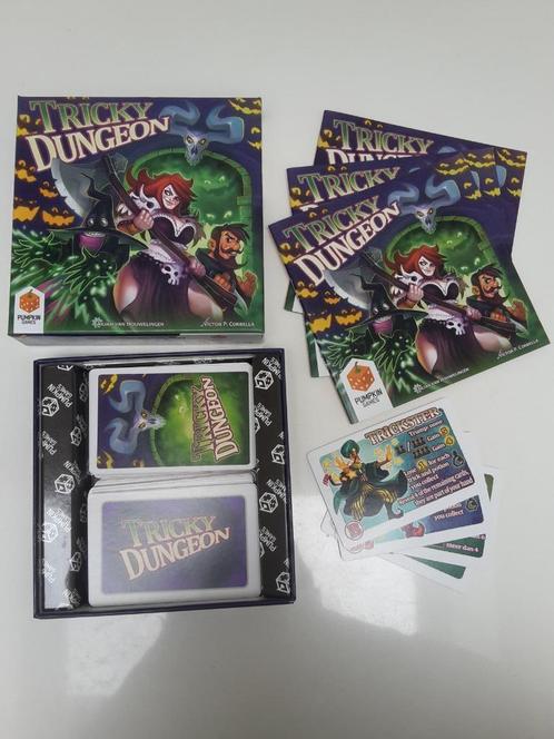 Nieuw spel Tricky Dungeon, 2-4 spelers, + 1 gratis promo, Hobby en Vrije tijd, Gezelschapsspellen | Kaartspellen, Nieuw, Ophalen of Verzenden