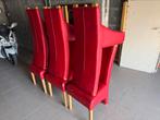GRATIS 6 eetkamer stoelen, Huis en Inrichting, Ophalen, Gebruikt, Leer, Vijf, Zes of meer stoelen
