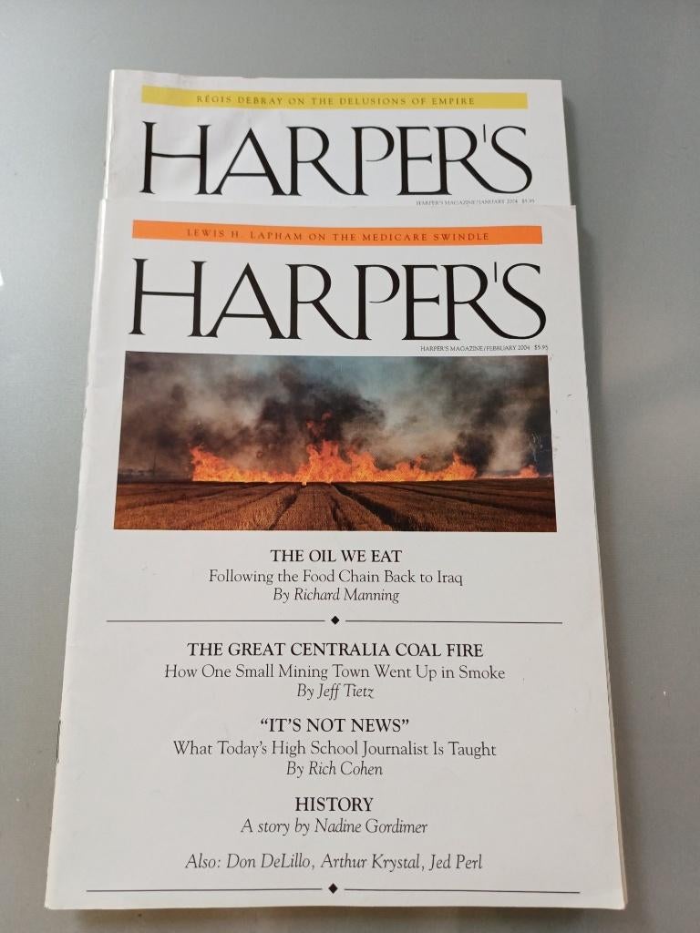 Harper's magazine années 2000 à 2008, Enlèvement, 1980 à nos jours, Journal ou Magazine