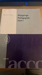Joris Vlieghe - Wijsgerige Pedagogiek Deel I, Ophalen, Zo goed als nieuw, Joris Vlieghe