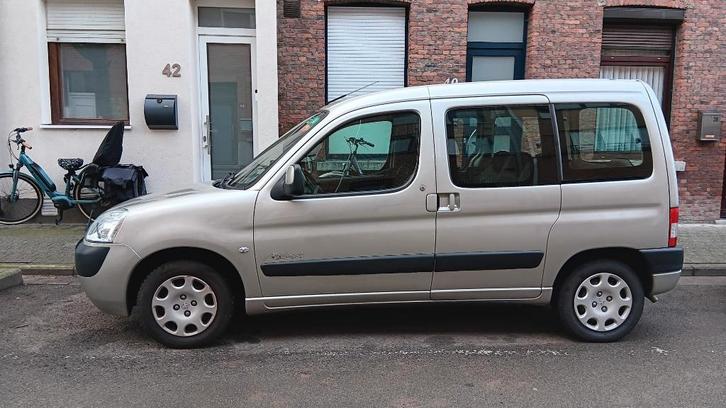 Peugeot Partner met camperbox, Caravans en Kamperen, Mobilhomes, Particulier, tot en met 2, Buscamper of Camperbus, Overige merken