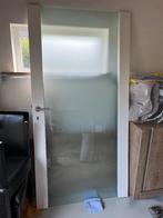 glazen binnendeur + omkasting, Porte intérieure, Enlèvement, Utilisé, Verre