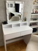 Make up tafel met verlichting en spiegel, Ophalen, Zo goed als nieuw