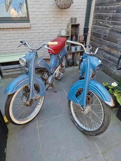 2 Oldtimerbrommers DKW Hummel 113 - 50 cc, Fietsen en Brommers, Brommers | Oldtimers, Ophalen