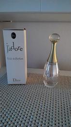 Flacon vide J'adore de Christian Dior avec sa boîte 100 ml, Bouteille de parfum, Comme neuf, Enlèvement ou Envoi
