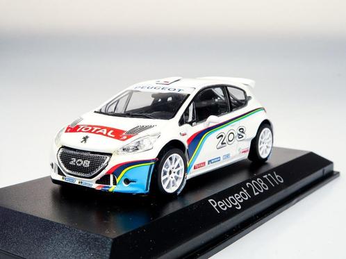 1:43 Norev Peugeot Sport 208 T16 Rally 2013 presentation, Hobby & Loisirs créatifs, Voitures miniatures | 1:43, Comme neuf, Voiture