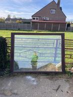 Houten raam dubbel glas 200x148, Doe-het-zelf en Bouw, Glas en Ramen, Ophalen, Gevelraam of Ruit, Gebruikt, 120 tot 160 cm