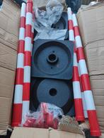 8 poteaux de signalisation balisage chantier PVC sur socle, Bricolage & Construction, Tuyaux & Évacuations, PVC, Enlèvement ou Envoi