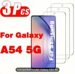 3- dellige gehard glasfolie   voor Samsung A 54 5 G, Enlèvement ou Envoi, Neuf
