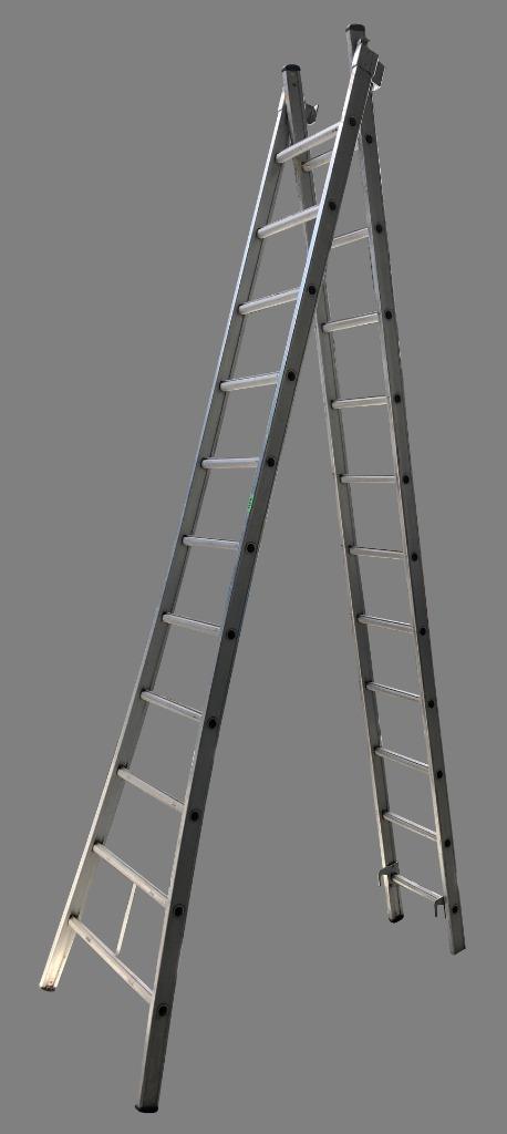 Ladder 6,5 meter 2-delig NIEUW (koopje), Doe-het-zelf en Bouw, Ladders en Trappen, Nieuw, Ladder, 4 meter of meer, Ophalen