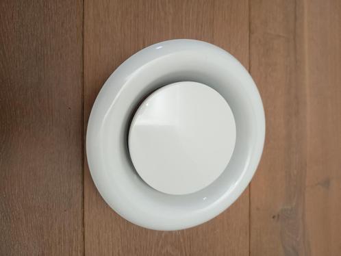 Afzuigventiel 125MM - H&C VENT - Wit/Staal - NIEUW, Doe-het-zelf en Bouw, IJzerwaren en Bevestigingsmiddelen, Nieuw, Verzenden