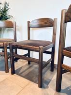 Vintage 70’s houten stoelen, Enlèvement, Utilisé