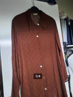 mooi lang hemd blouse - dames - witberg, Kleding | Dames, Bruin, Maat 42/44 (L), Witberg, Ophalen of Verzenden