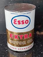 Vintage olieblik ESSO Extra Motor Oil, Verzamelen, Merken en Reclamevoorwerpen, Ophalen of Verzenden, Zo goed als nieuw