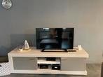 Modern grijs hout tv meubel ., Ophalen, 100 tot 150 cm, Zo goed als nieuw, Minder dan 100 cm