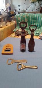 bier sleutels hout en metaal, Verzamelen, Ophalen of Verzenden, Gebruikt, Flesopener, Palm