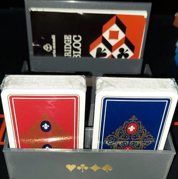 Bridge set CartaMundi box  SEALED- Limited edt - NEW + books beschikbaar voor biedingen
