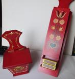 2 houten bakjes, jaren 60-70, vintage , prima staat, Ophalen of Verzenden, Huis en Inrichting