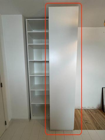 IKEA PAX kledingkast 50 cm + witte deur Forsand + 6 planken beschikbaar voor biedingen
