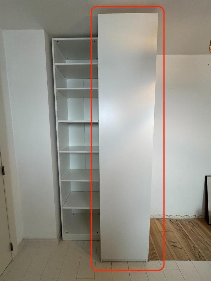 IKEA PAX kledingkast 50 cm + witte deur Forsand + 6 planken, Huis en Inrichting, Kasten | Kleerkasten, Zo goed als nieuw, 200 cm of meer