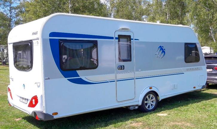 Knaus Südwind 500 FU Silver Selection, Caravanes & Camping, Caravanes, Particulier, jusqu'à 4, 1500 - 2000 kg, Banquette en rond