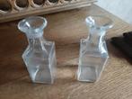Lot de 2 petits vases en verre, Enlèvement ou Envoi, Verre