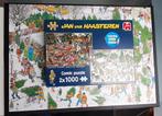 Jan Van Haasteren doos met 2 puzzels 1000 stukjes, Ophalen, Meer dan 1500 stukjes, Zo goed als nieuw, Legpuzzel