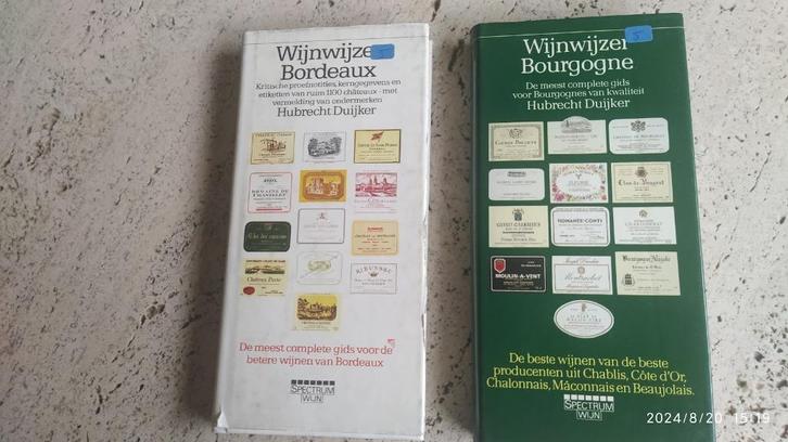 Wijnwijzers Bordeaux en Bourgogne, Boeken, Kookboeken, Zo goed als nieuw, Frankrijk, Ophalen of Verzenden