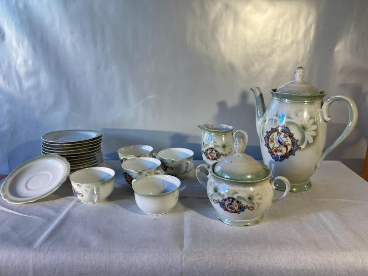 Antieke koffieset        New prijs, Antiek en Kunst, Antiek | Servies compleet, Ophalen