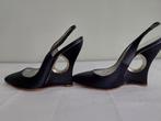 113C* Casadei - sexy sandales noires tout cuir (39), Noir, Porté, Casadei, Envoi