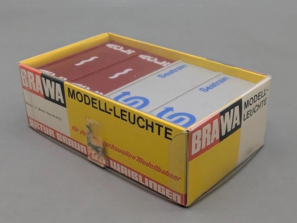 1:87 BRAWA 1163 H0 Container Set van 4 stuks, Ophalen of Verzenden, Zo goed als nieuw, Overige typen, Overige merken