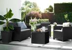 tuinset, Tuin en Terras, Tuinsets en Loungesets, Nieuw, Tuinset, Kunststof, Bank