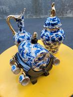 Wijnvat met pot en schenkkan / H. Bequet, Antiek en Kunst, Antiek | Keramiek en Aardewerk, Ophalen of Verzenden