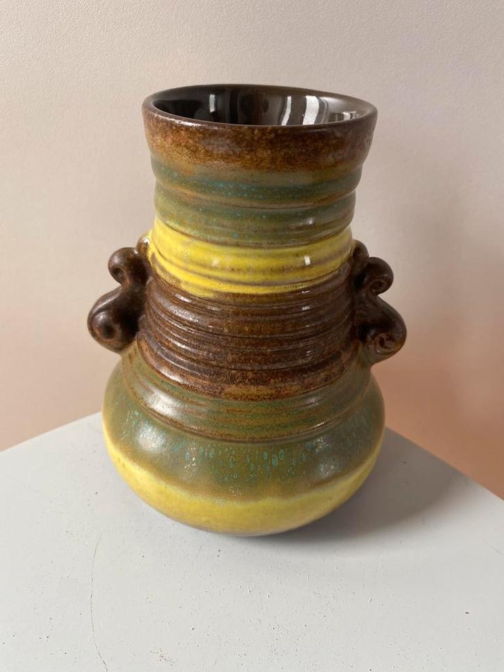 Vintage West-Duitsland Strehla vaas, Antiek en Kunst, Antiek | Vazen