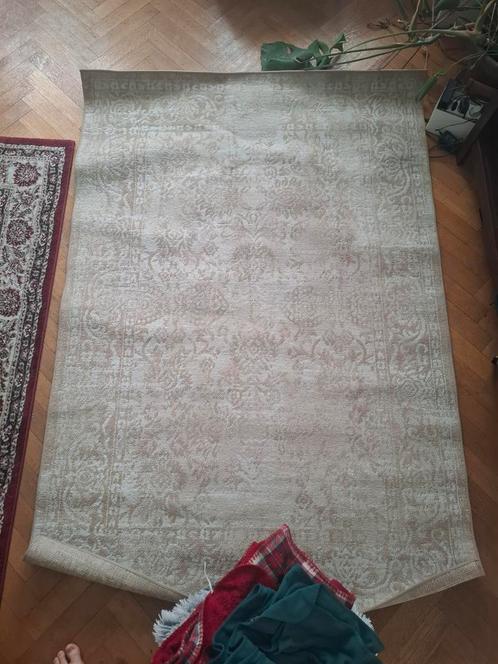 Tapis 130 x 190 cm - Beige motif classique, Huis en Inrichting, Stoffering | Tapijten en Vloerkleden, Gebruikt, 100 tot 150 cm