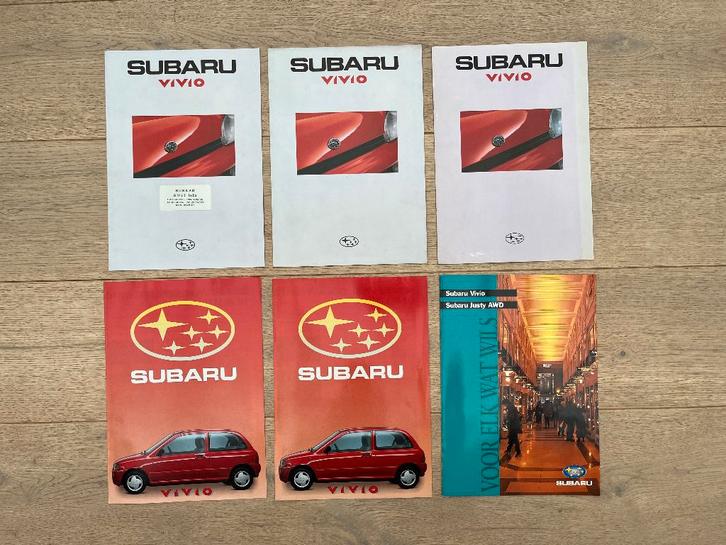 BROCHURES SUBARU VIVIO, Livres, Autos | Brochures & Magazines, Enlèvement ou Envoi