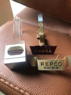2 Omega houders+Repco, Handtassen en Accessoires, Horloges | Antiek, Ophalen of Verzenden, Overige materialen, Polshorloge, Omega