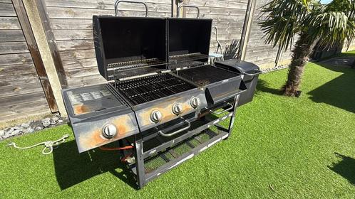 Central Park Gas- en houtskoolbarbecue Grand Brandon 13kW, Tuin en Terras, Gasbarbecues, Gebruikt, Ophalen