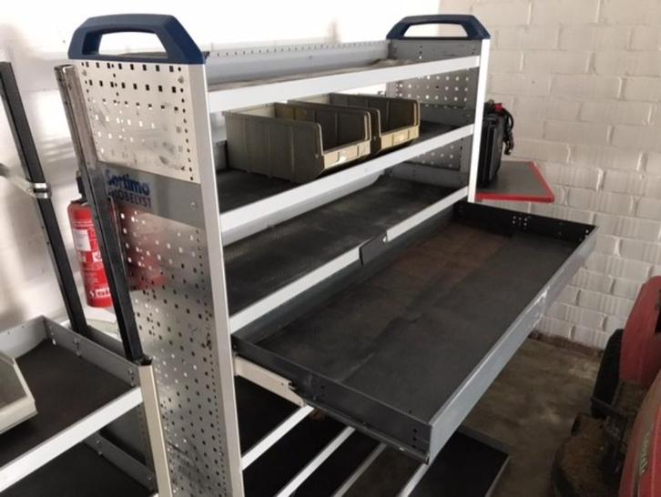 2 Materiaalrekken van Laadruimte  :  Sortimo, Auto diversen, Auto-accessoires, Gebruikt, Ophalen