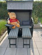 Retro strandkorf in rotan, Jardin & Terrasse, Chaises de jardin, Enlèvement, Utilisé, Rotin