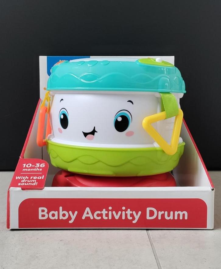 Baby Clementoni - Baby Activiteitentrommel, Kinderen en Baby's, Speelgoed | Babyspeelgoed, Zo goed als nieuw, Ophalen