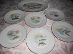 Limoges 18 assiettes à poisson + 1 grande assiette, Maison & Meubles, Enlèvement, Comme neuf, Service complet