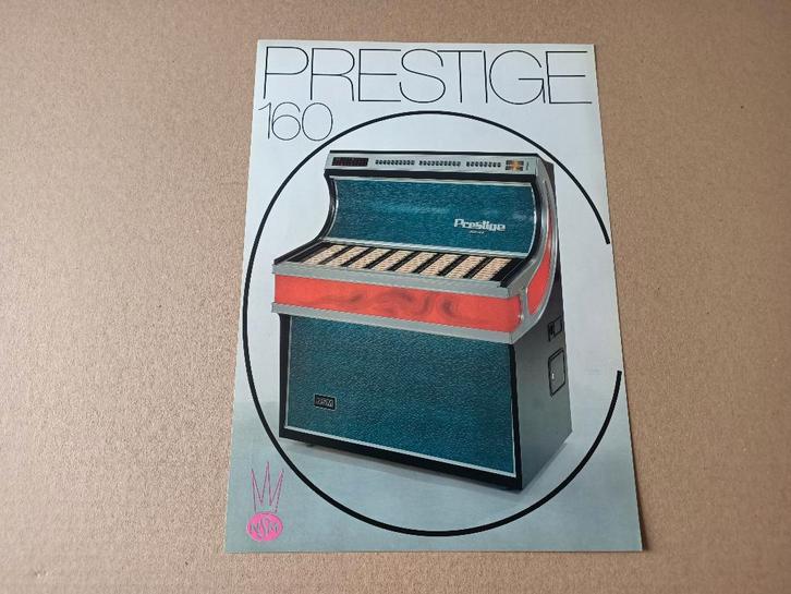 Folder: NSM Prestige 120BB (1972) jukebox, Verzamelen, Automaten | Jukeboxen, Verzenden