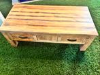 Salontafel   Met 3 schuiven in teakhout, Maison & Meubles, Tables | Tables de salon, Enlèvement, Comme neuf, Teck