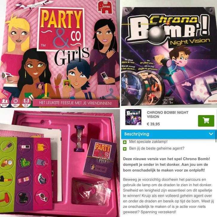 NIEUWE gezelschapsspellen 15€ ipv 39,95€/stuk, Hobby en Vrije tijd, Gezelschapsspellen | Bordspellen, Nieuw, Drie of vier spelers