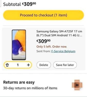 Samsung Galaxy A71 128G 2025 Edition  beschikbaar voor biedingen