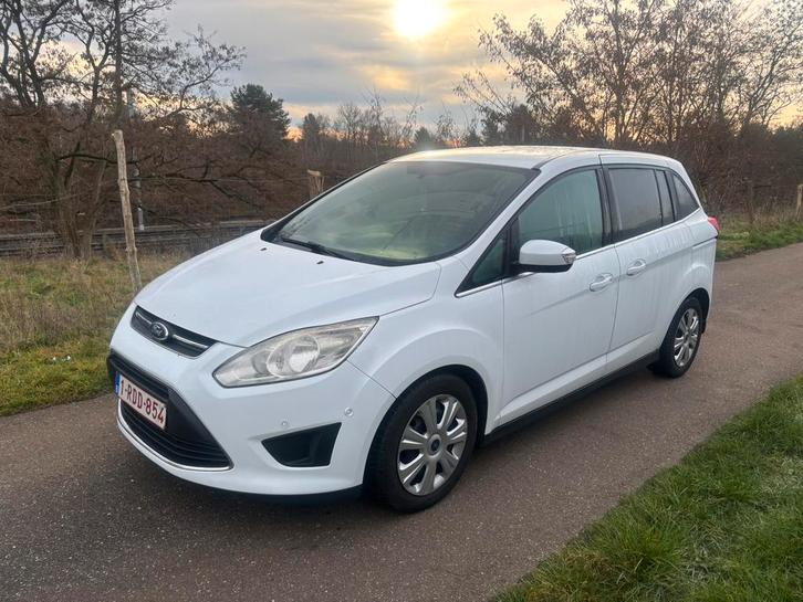 Ford grand Cmax 7 zit blanco gekeurd voor verkoop, Auto's, Ford, Bedrijf, C-Max, ABS, Adaptieve lichten, Airbags, Airconditioning