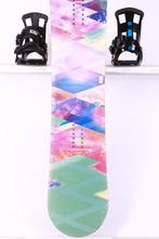 155 dames snowboard K2 ECO LITE, green/pink, FLAT, Sport en Fitness, Snowboarden, Verzenden, Gebruikt, Bindingen